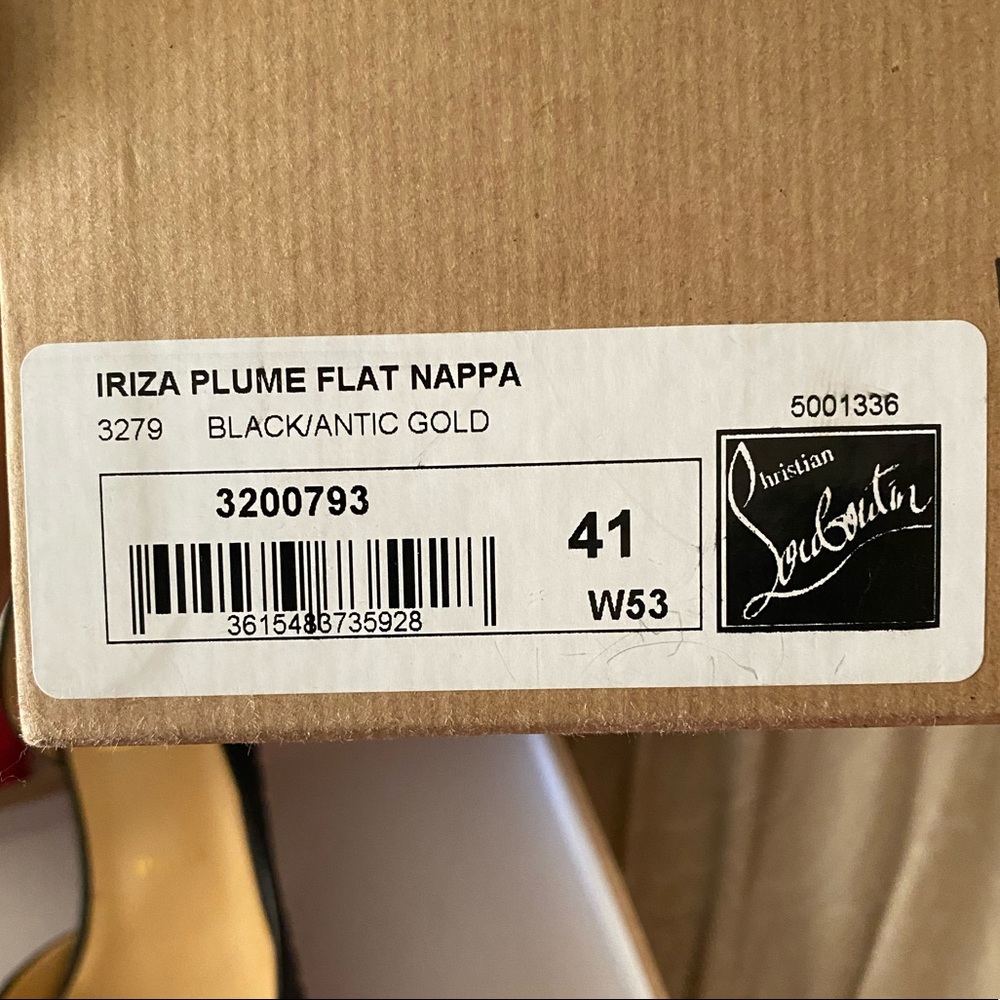 NIB Christian Louboutin Iriza Flat, 41 - Picture 12 of 12